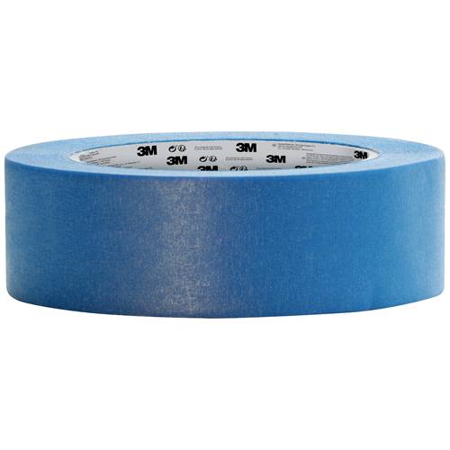 3 Rouleaux Ruban De Masquage De Peinture 25Mm X 50 M Bleu Ruban Adhésif Pour Masking Tape