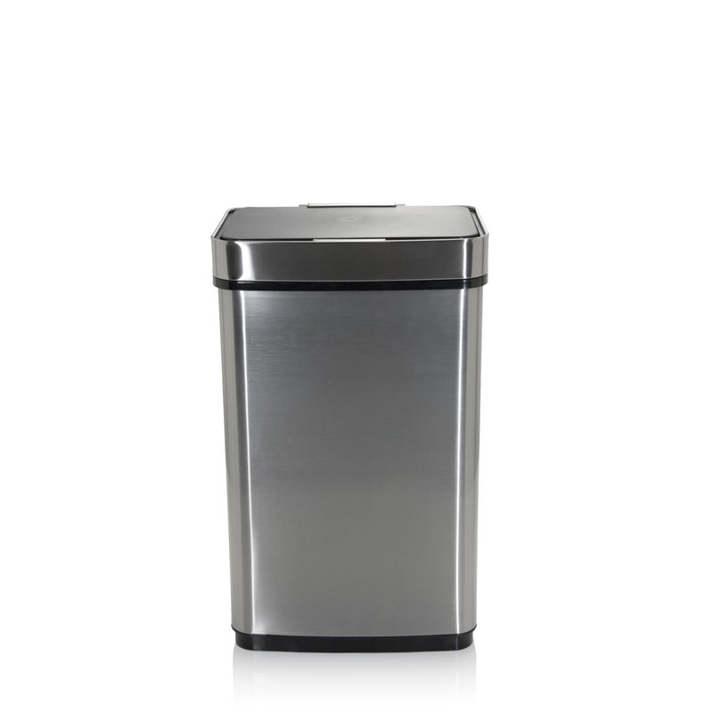 Kosz na śmieci z czujnikiem CLEAN IV Srebrny hjh OFFICE