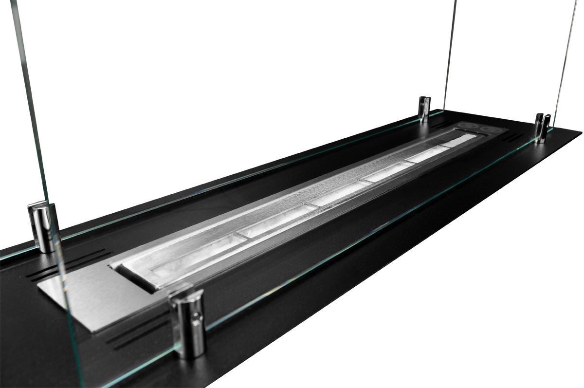 Camino a bioetanolo da incasso 65 cm – inserto per mobile, armadio o cartongesso - 3
