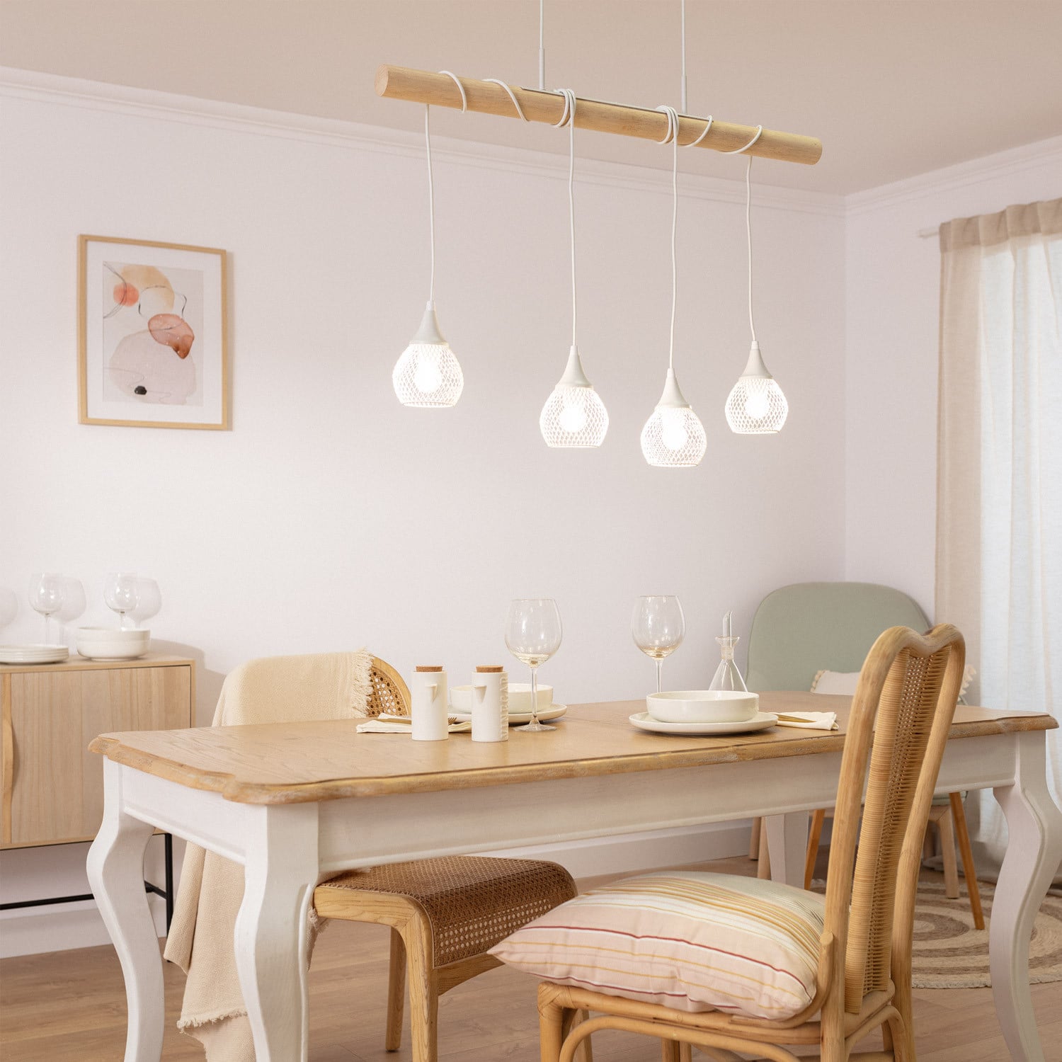 Lustre Suspension Métal et Monah | Design Scandinave | Utilise Ampoules ...