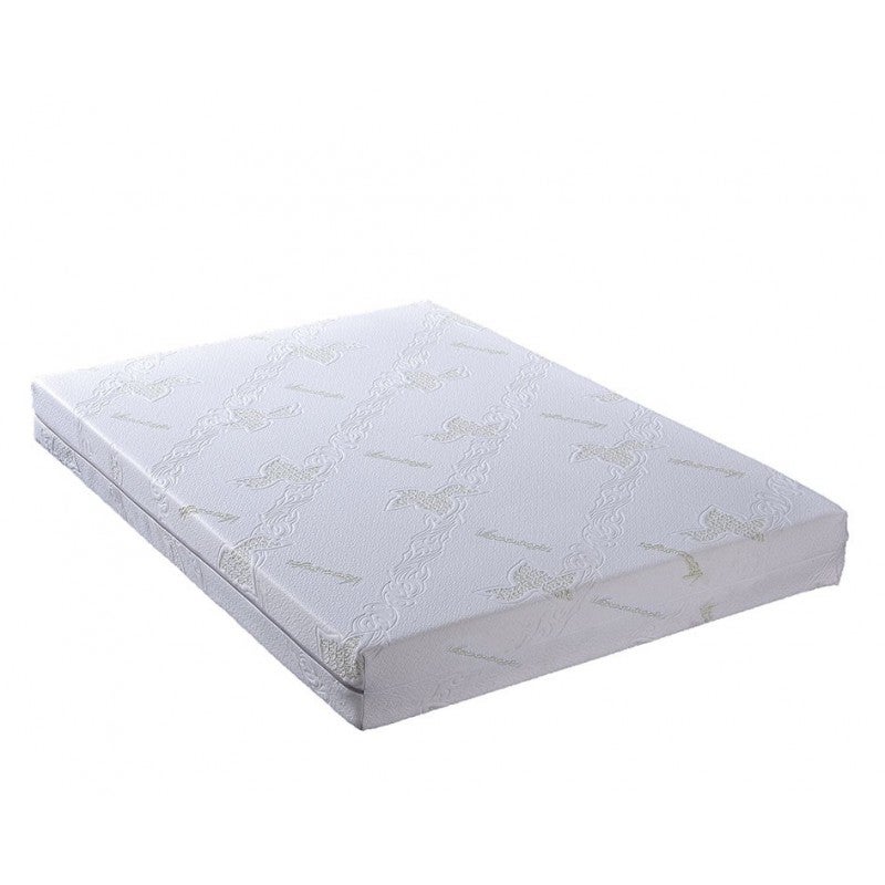 Colchón viscoelástico núcleo hr 80x190 cm con funda hipoalergénica viscosoja todocama