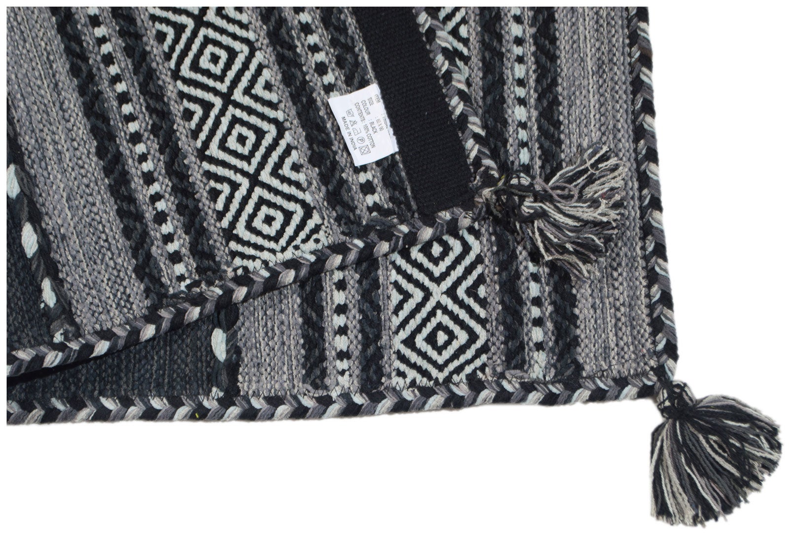 Kilim Lory tribal 100% bawełna, indyjski, ręcznie robiony 130x65 cm