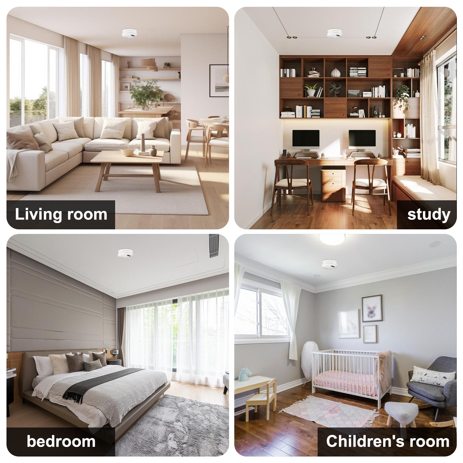 6x rilevatori di CO con sensore integrato: protegge dall'avvelenamento - 5