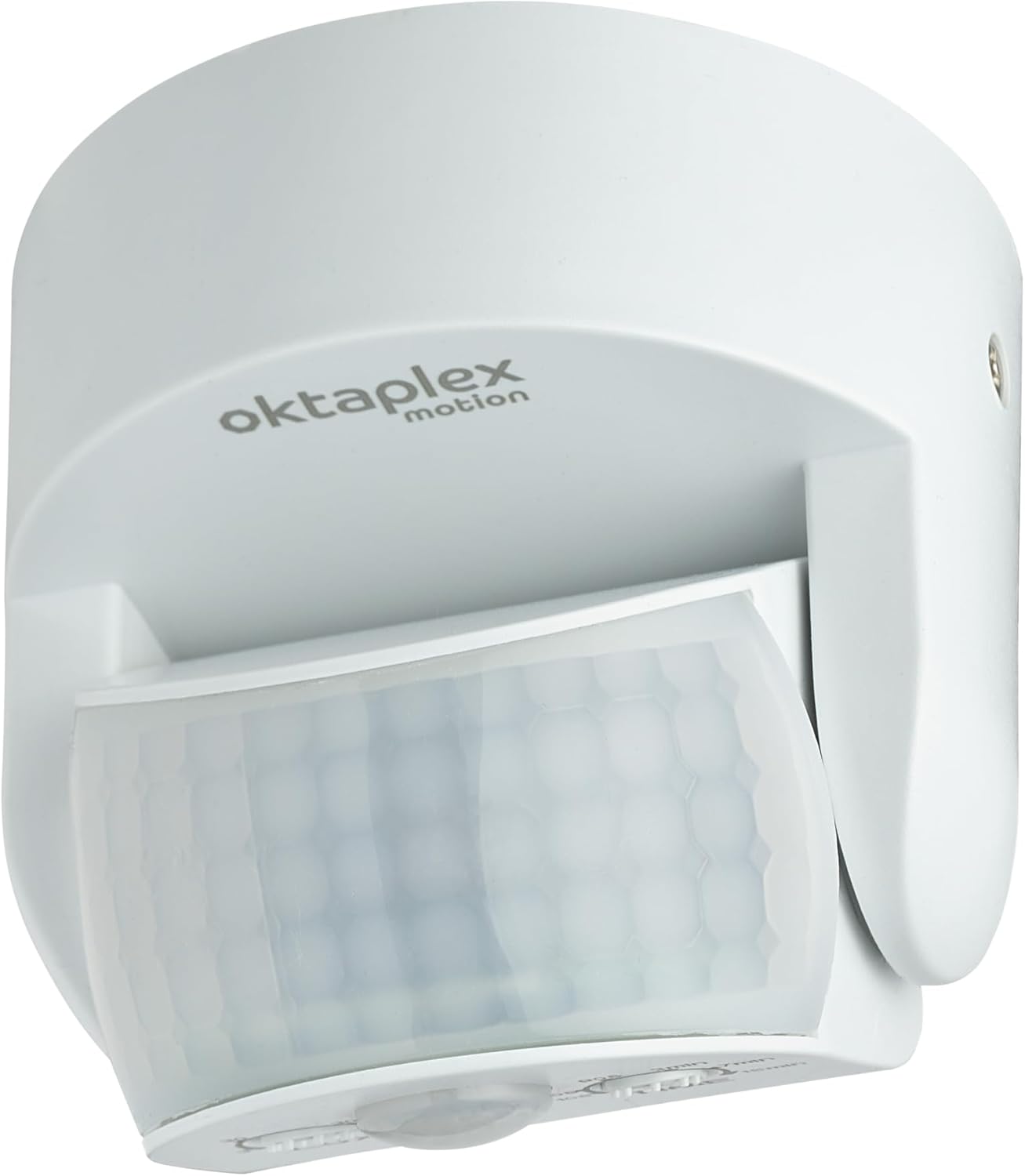 Oktaplex Bea détecteur de mouvement extérieur IP65 orientable capteur infrarouge max 12m á 180° et capteur crépusculaire 230V blanc | Leroy Merlin
