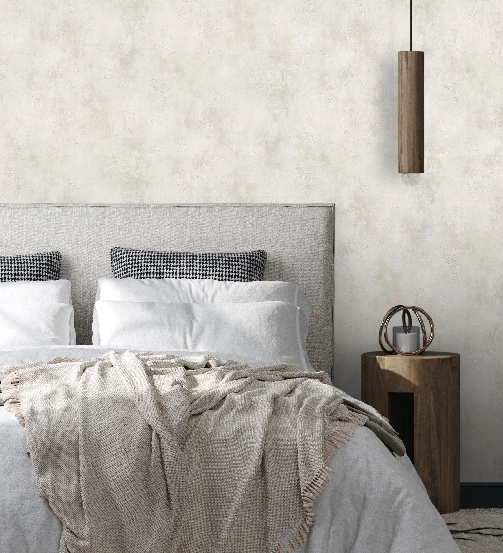Papel pintado vinílico lavable muro de cemento hormigón color gris cálido - berlin 128800 de gaulan - rollo de 10 m x 0,53 m