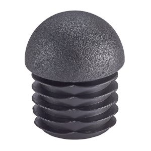 5 Bouchons Noirs Pour Tube Rond 30 Mm - Protection étanche Pour Balustrades, Meubles