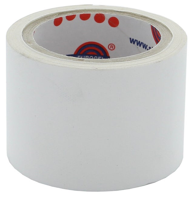 Nastro Adesivo Telato Bianco Scotch - 10m X 48mm - Adesivo Resistente Per Imballaggi E Riparazioni - Foto 5