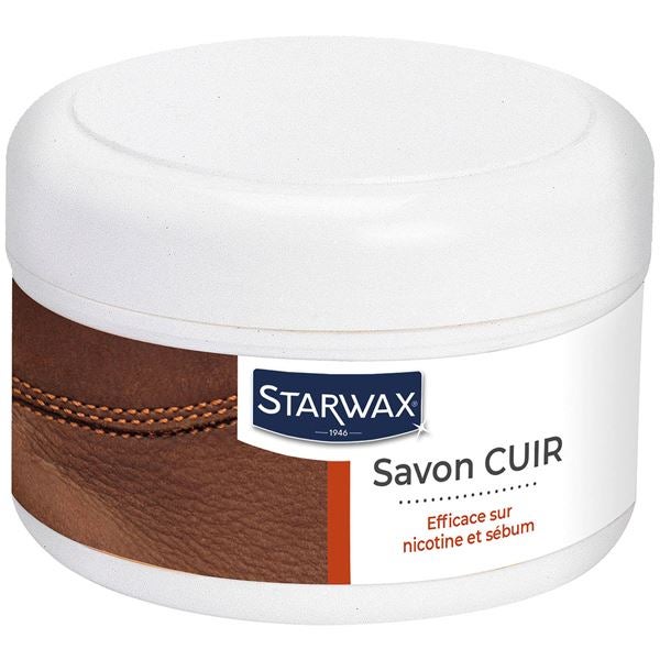 STARWAX - Savon doux régénérant pour cuir - 150 mL