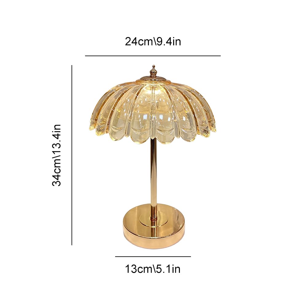 Fantasee Lampada da tavolo con fenicottero USB, lampada da comodino