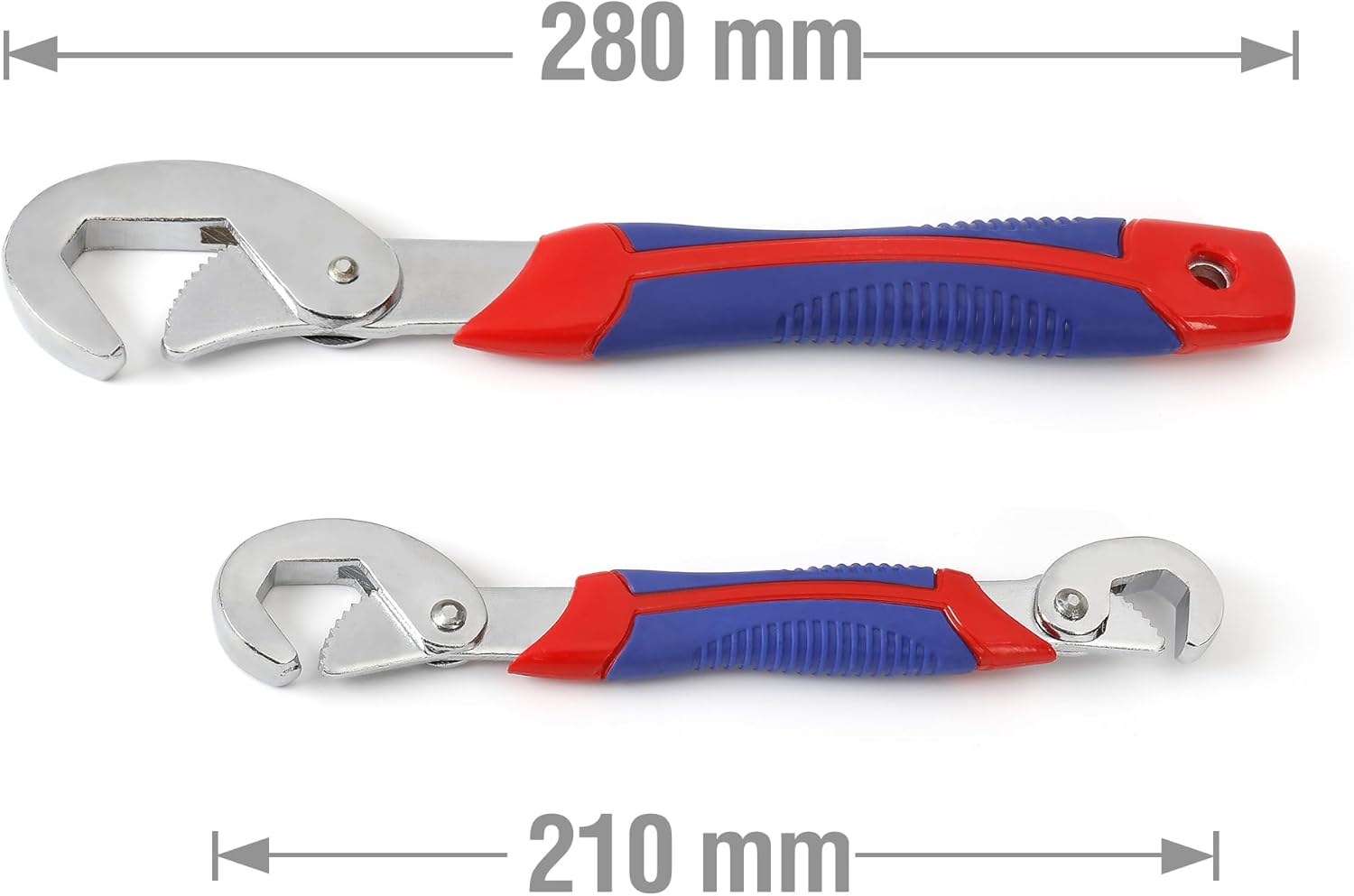 Clés Réglables Serre-Ecrou Multifonctionnelles Kit de Clés Universelles 2-pièce - 3