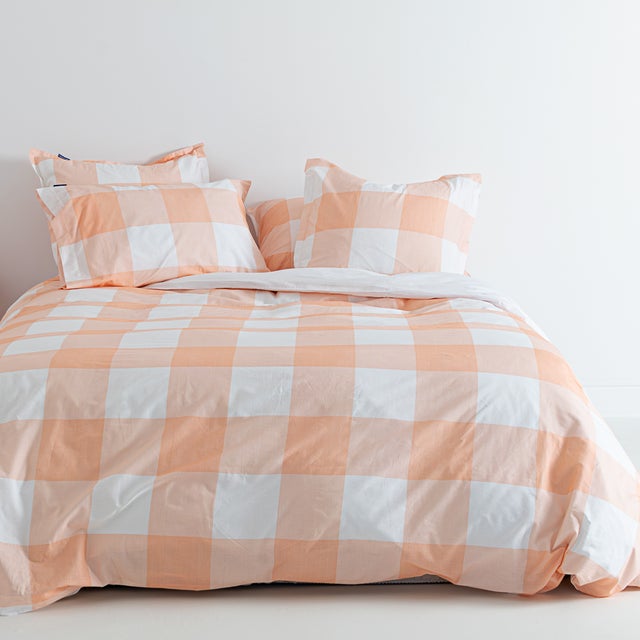 Gingham Housse de couette 140x200 cm (Lit 80/90)