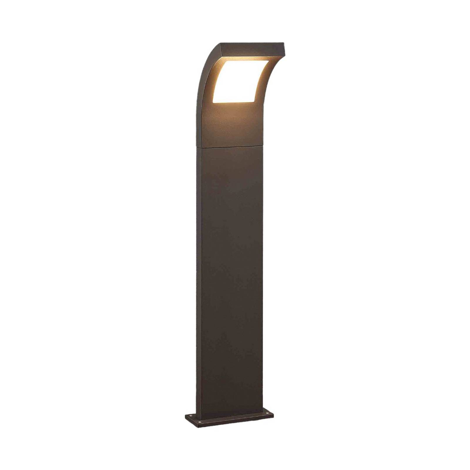 Arcchio, borne lumineuse LED Advik, 100 cm, anthracite, métal, IP65 ...
