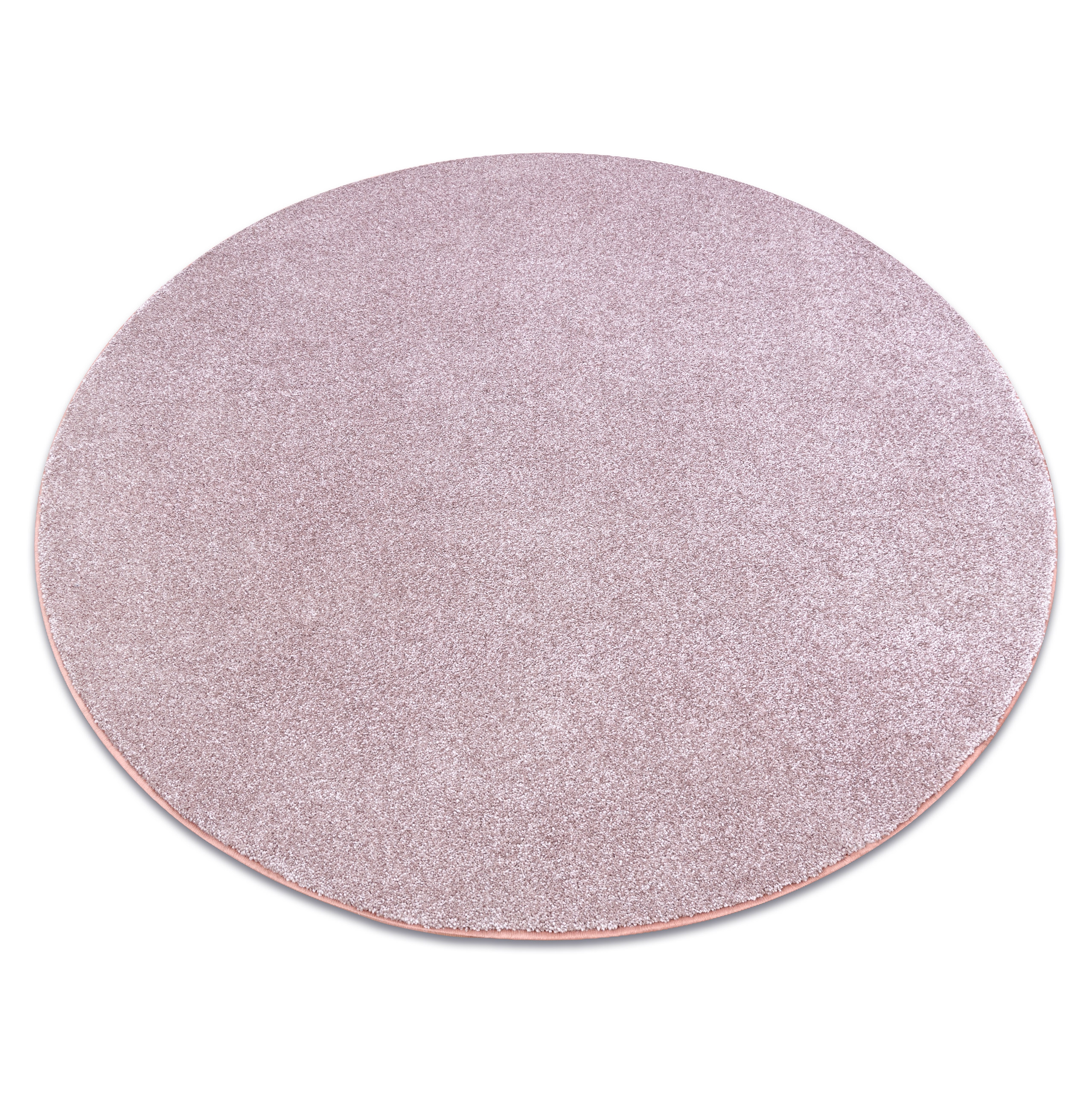 Alfombra san miguel rubor rosado 61 llanura color sólido circulo 150 cm