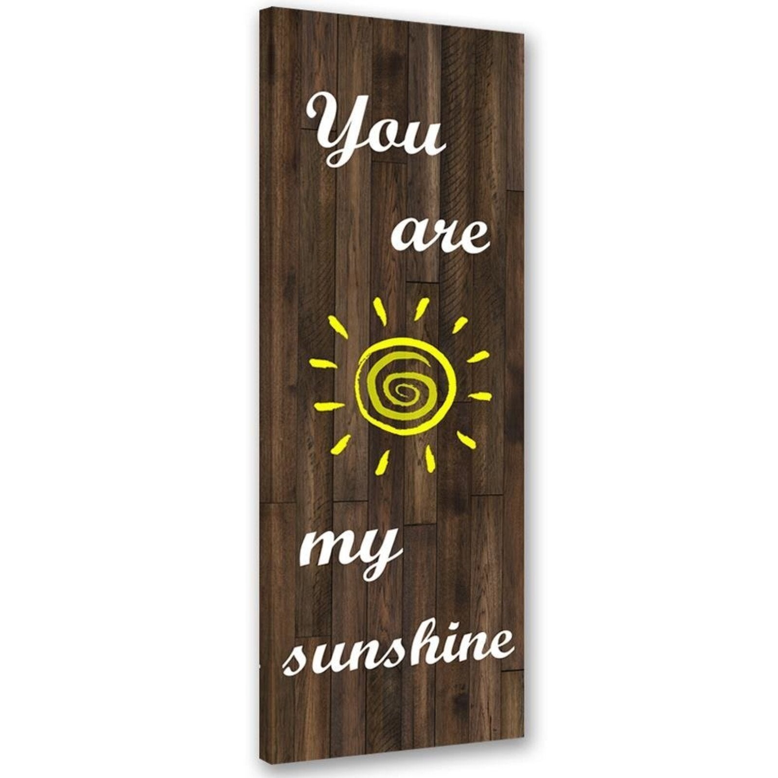 Tableau phrase mi osna avec le soleil 25 x 70 cm leroy merlin