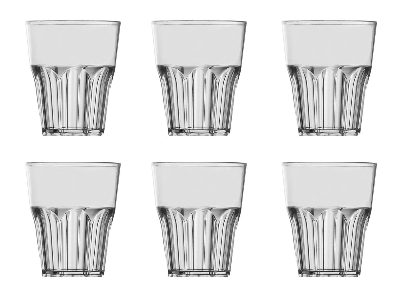 Buumin Bicchieri di Plastica da 21 Once (set di 8), Bicchieri di