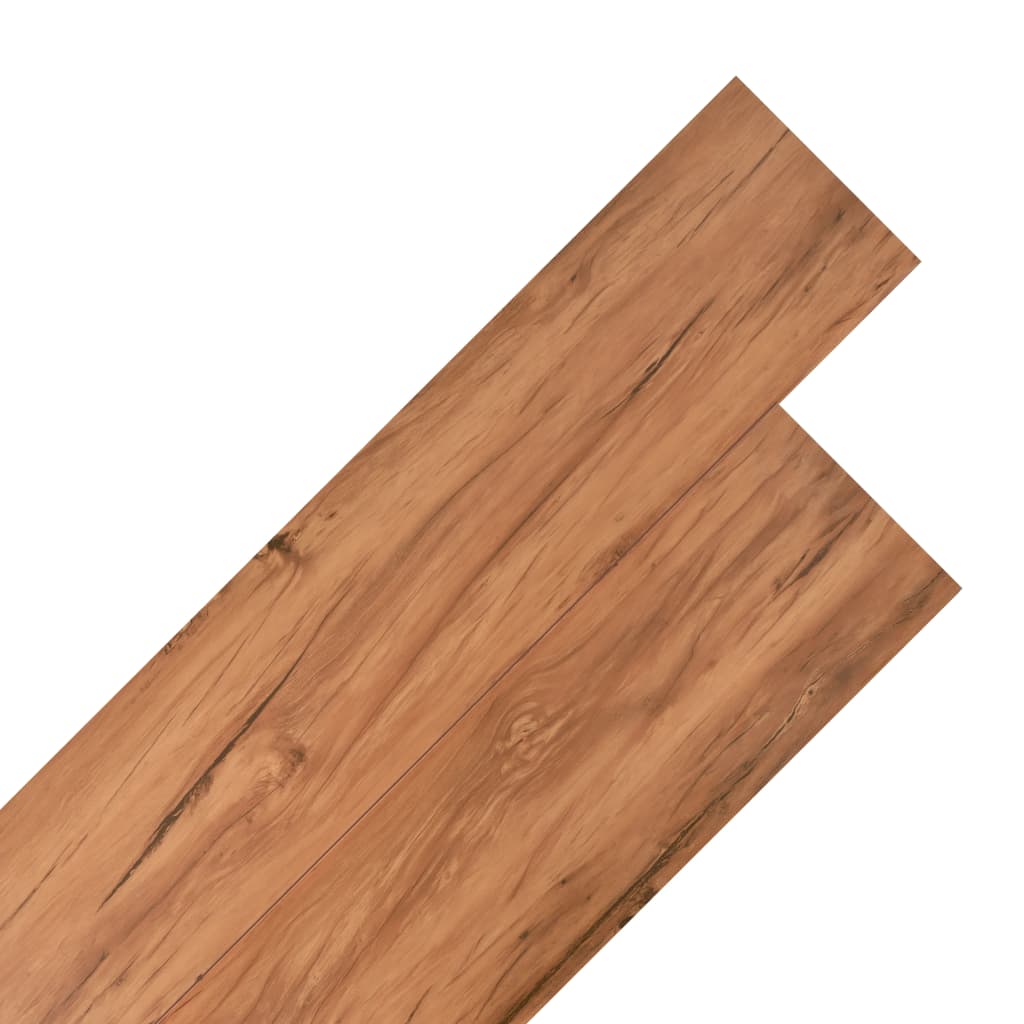 Vidaxl lamas para suelo no autoadhesivos pvc olmo natural 5,26 m² 2 mm