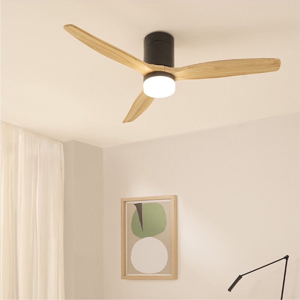 CREATE - WIND CALM M - Ventilateur de plafond silencieux 40W avec pales techniques en ABS Ø132cm avec eclaraige sans wifi - 2