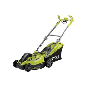 Tondeuse Poussée Brushless Ryobi 18V One+ - 40cm De Coupe - Jusqu'à 600m² - Avec 2 Batteries 4Ah Et Chargeur