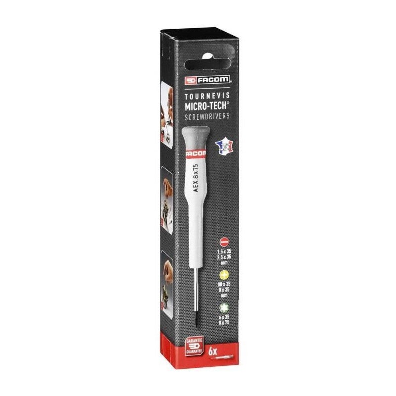Facom MT.J6PG - Kit di 6 cacciaviti per avvitamento di precisione