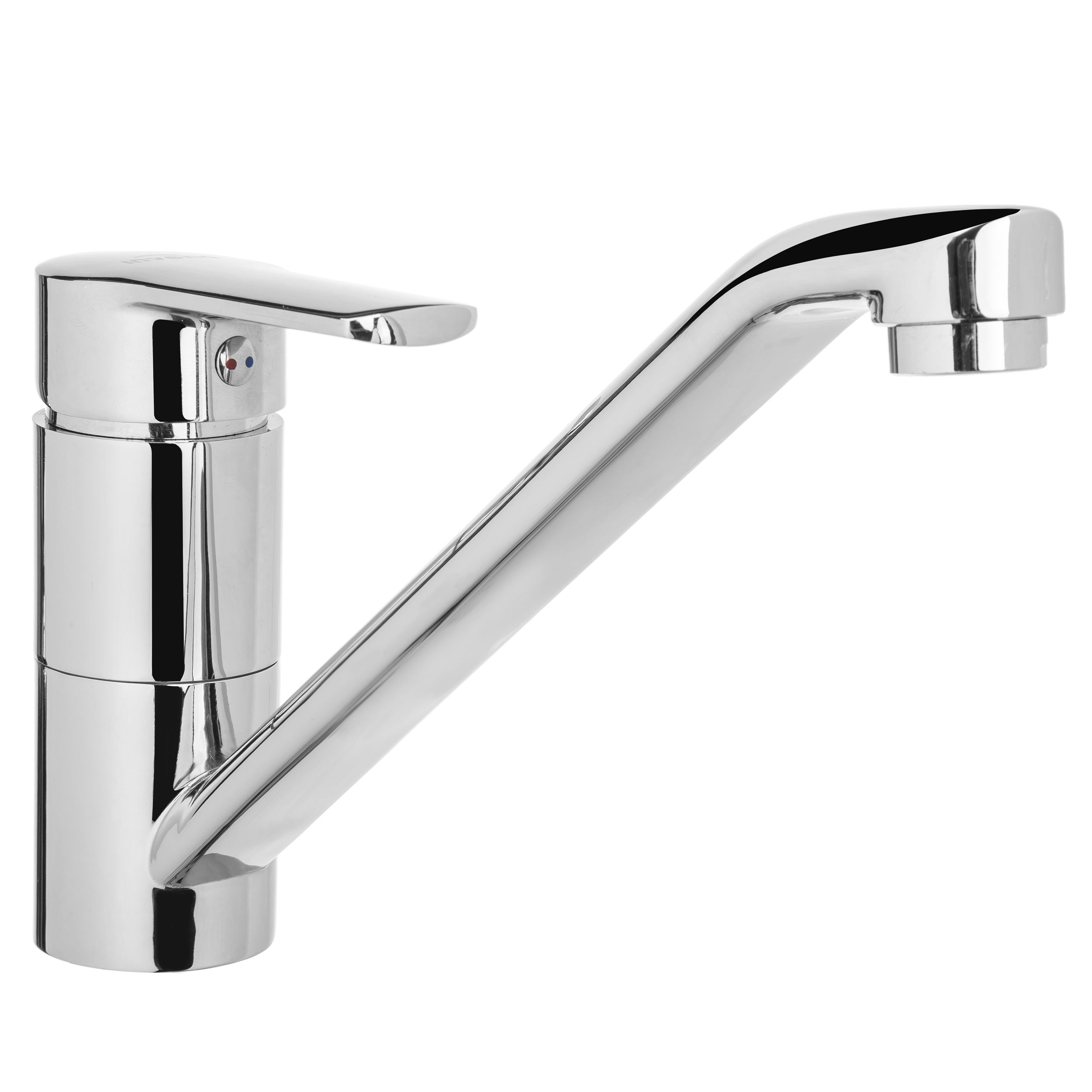 Bateria Kuchenna Stojąca Z Obrotową Wylewką Srebrna Chrom Invena Verso