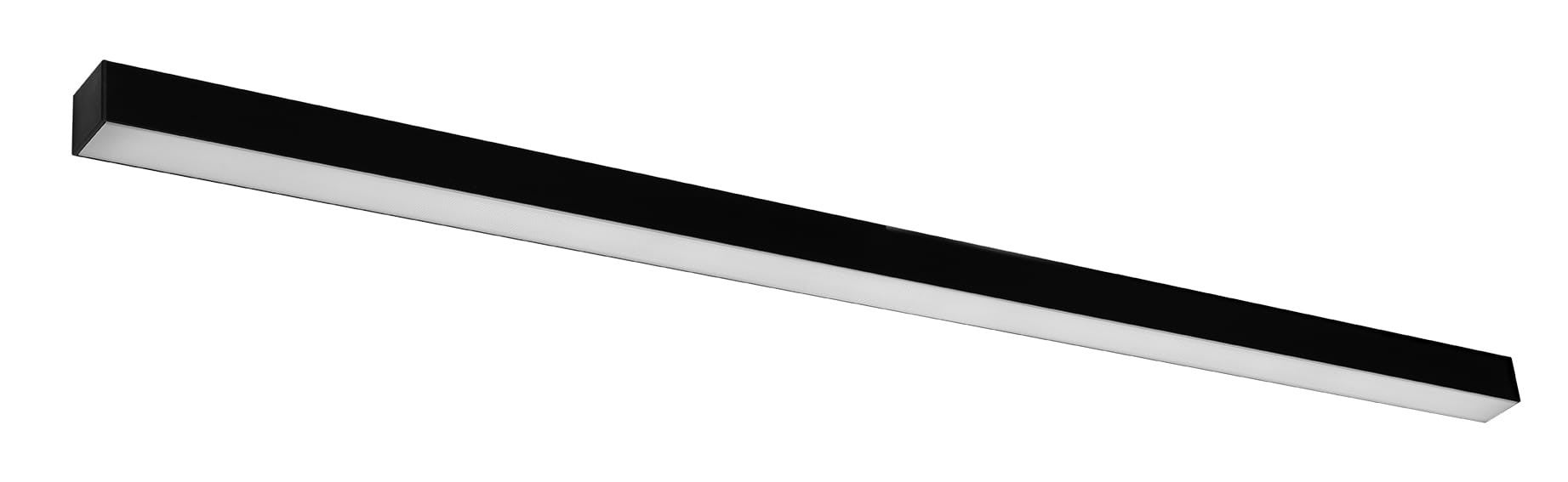 Kinkiet PINNE LED 48W Ciepła biel 7200lm czarny wym: 5x145x5,3 cm IP20 Thoro Lighting