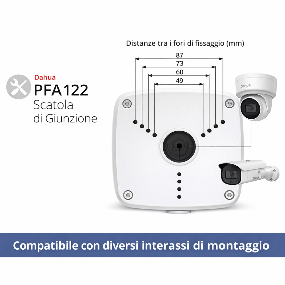 Dahua Technology PFA122 support et boîtier des caméras de sécurité Boîte de jonction - 5