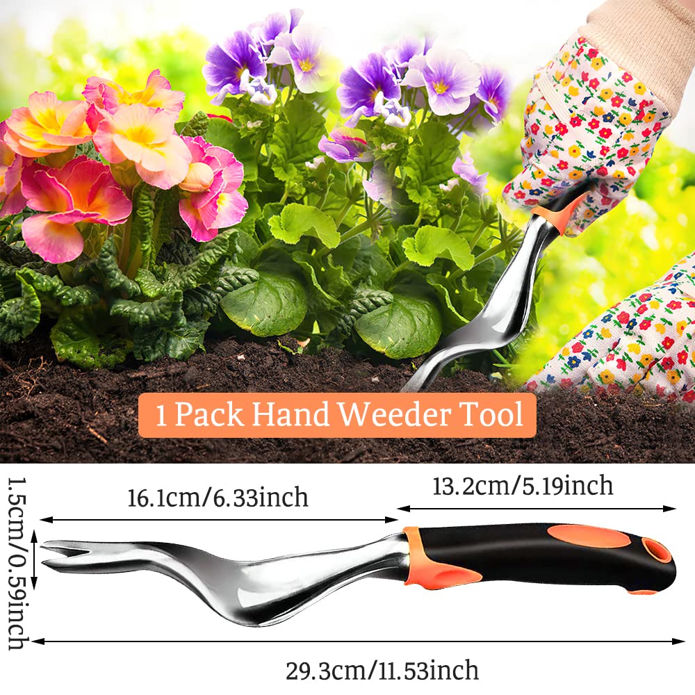 Désherbeur Manuel VOUNOT 100cm - Acier Inox - Pour Jardin/Pelouse