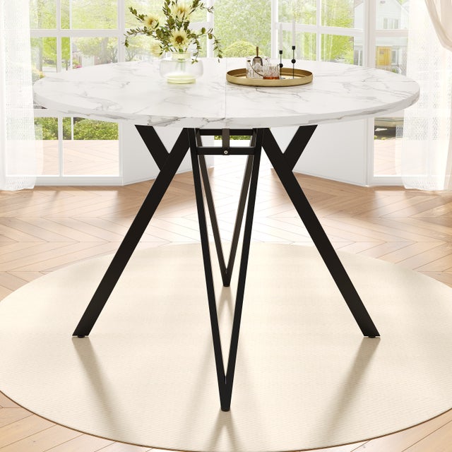 Tavolo da cucina rotondo 80 cm in legno Sekiz