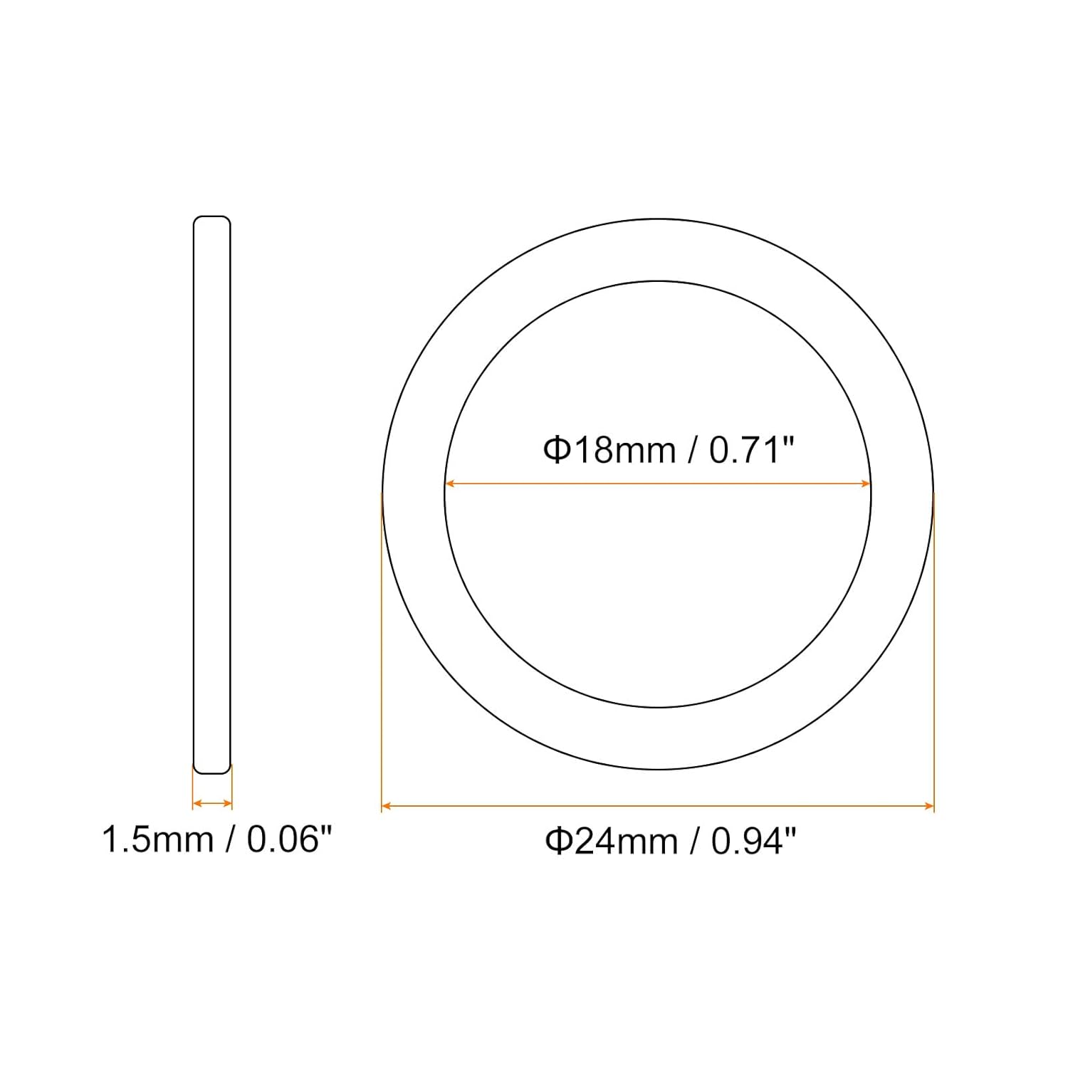 Rondella Di Guarnizione, Rondella Di Guarnizione Da 80 Pezzi, Kit Di Assortimento O Ring Universale Vari Modelli Di Rondella Di Guarnizione Per 85891509