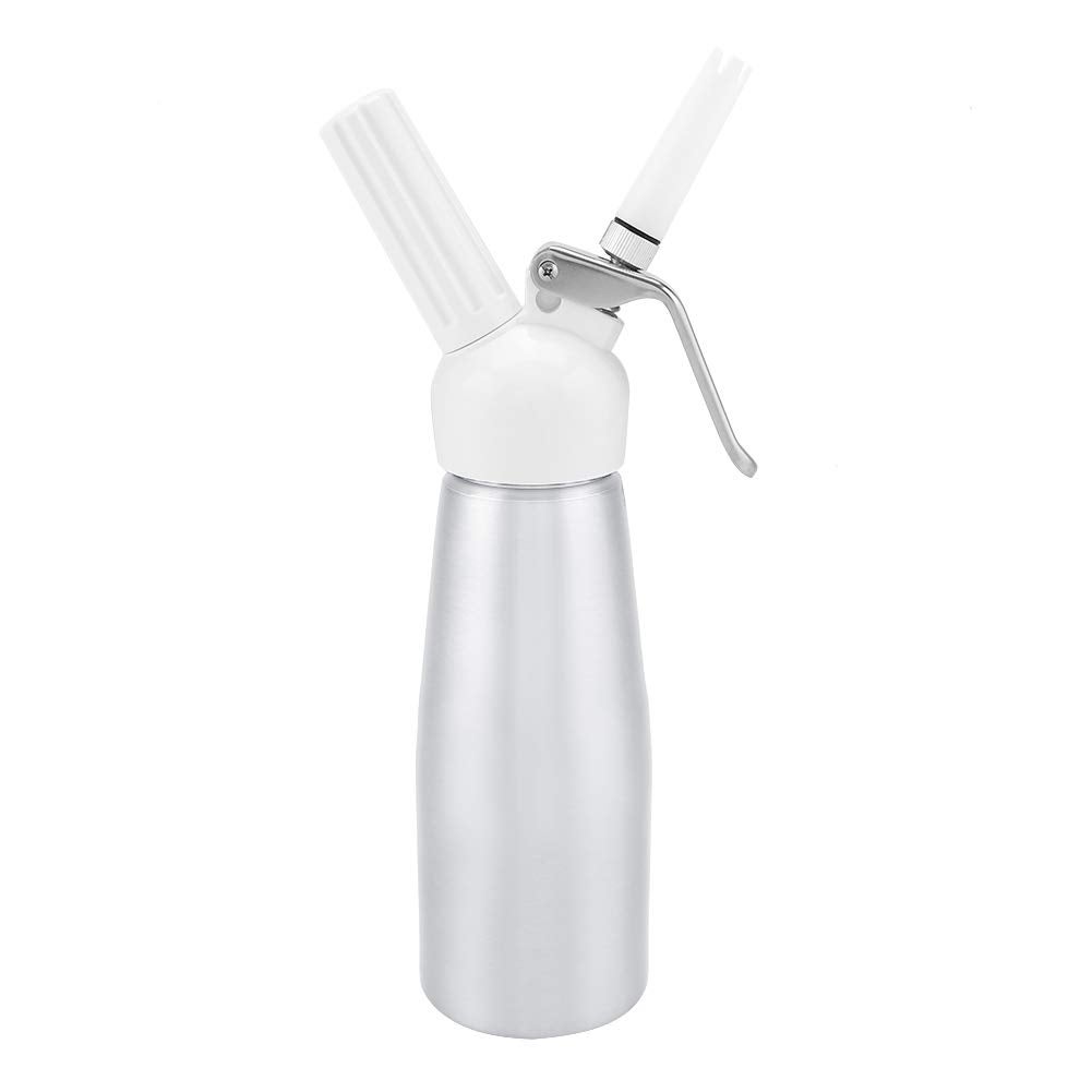 Sifone Per Panna Montata Professionale 500 Ml - Con 3 Ugelli Decorativi In Acciaio Inox, Per Torte, Gelati E Dessert - Foto 12