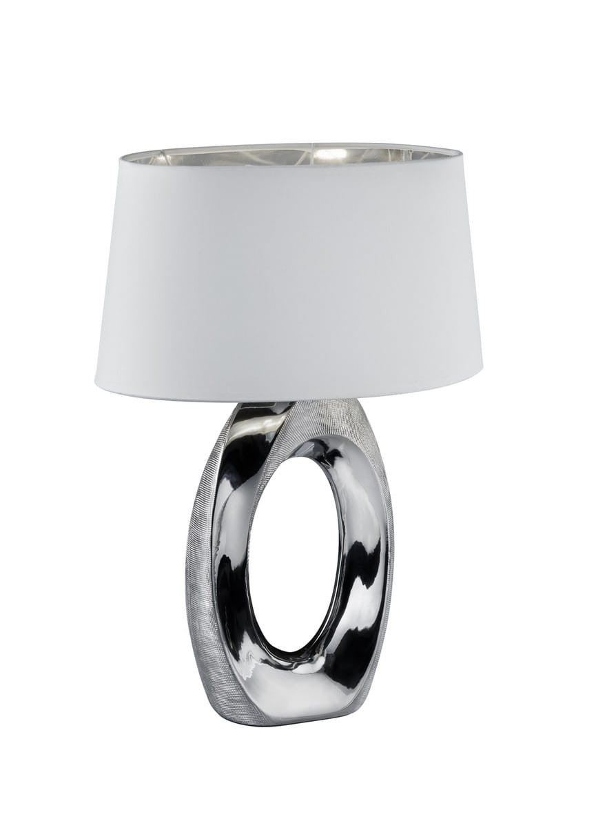 Lampa stołowa Trio Taba Chrome, 1 żarówka E27, 53 cm