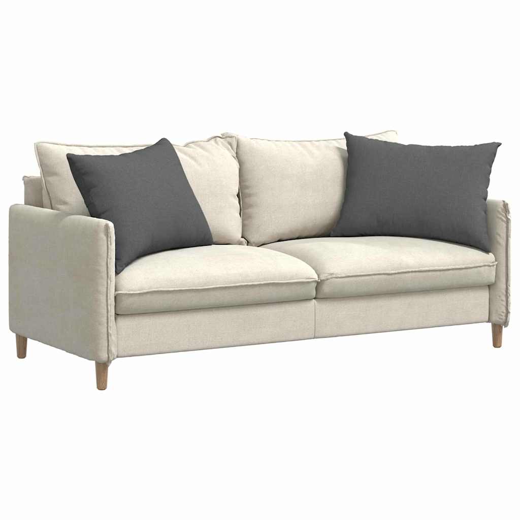 vidaXL Coussins de canapé 2 pc tissu Gris foncé 70 x 50 cm - 3