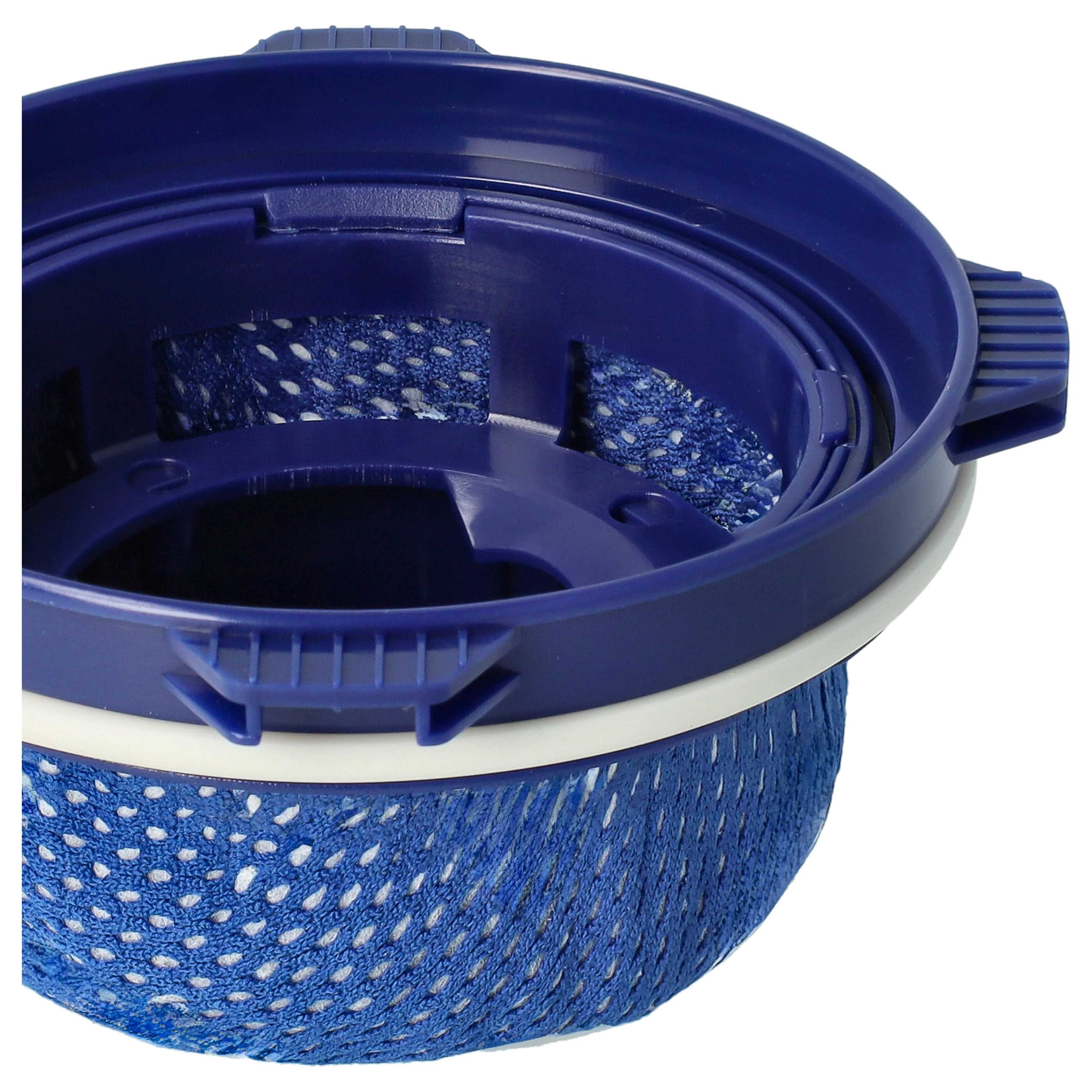 vhbw Filtre remplacement pour Samsung DJ97-02649B, DJ9702649A, DJ9702649B, DJ97-02649A pour aspirateur - filtre de sortie d'air, bleu - 4