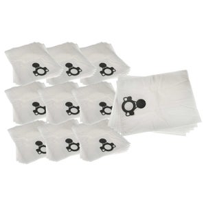 Sacchetti Ricambio Per Aspirapolvere Nilfisk – 10 Pezzi, 32x23 Cm, Bianco, Compatibili Con Modelli Aero