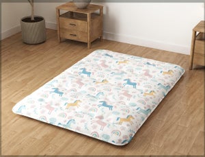 Materasso Futon Giapponese Portatile - Memory Foam, Arrotolabile, Per Pavimento E Campeggio - Foto 6