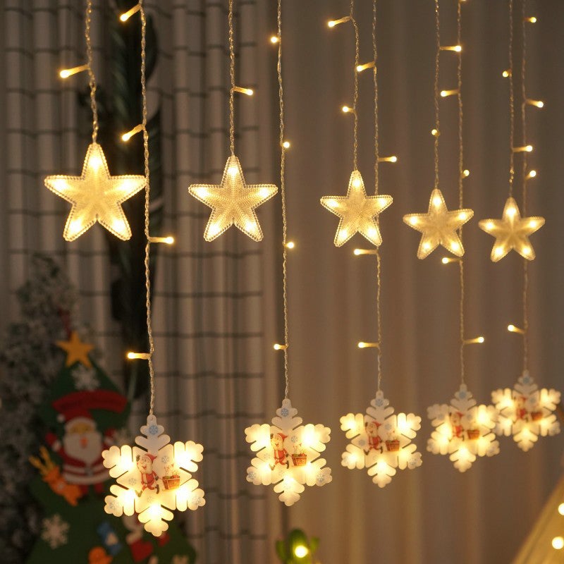 Guirnalda Navideña De 270 Cm Con Luces LED, Decoración Navideña, Corona Navideña, Enredaderas