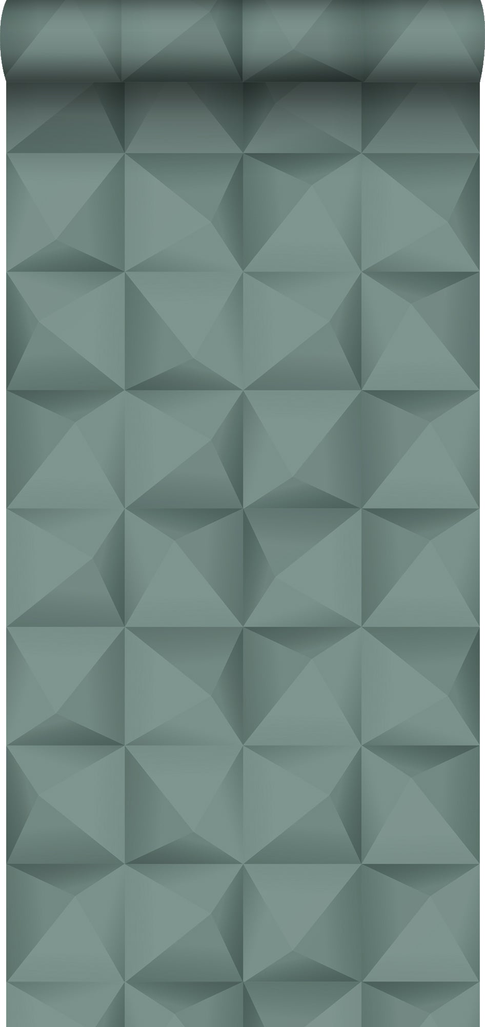 Tapeta flizelinowa z ekoteksturą Motyw 3D petrol blue - 50 x 900 cm - ORIGIN