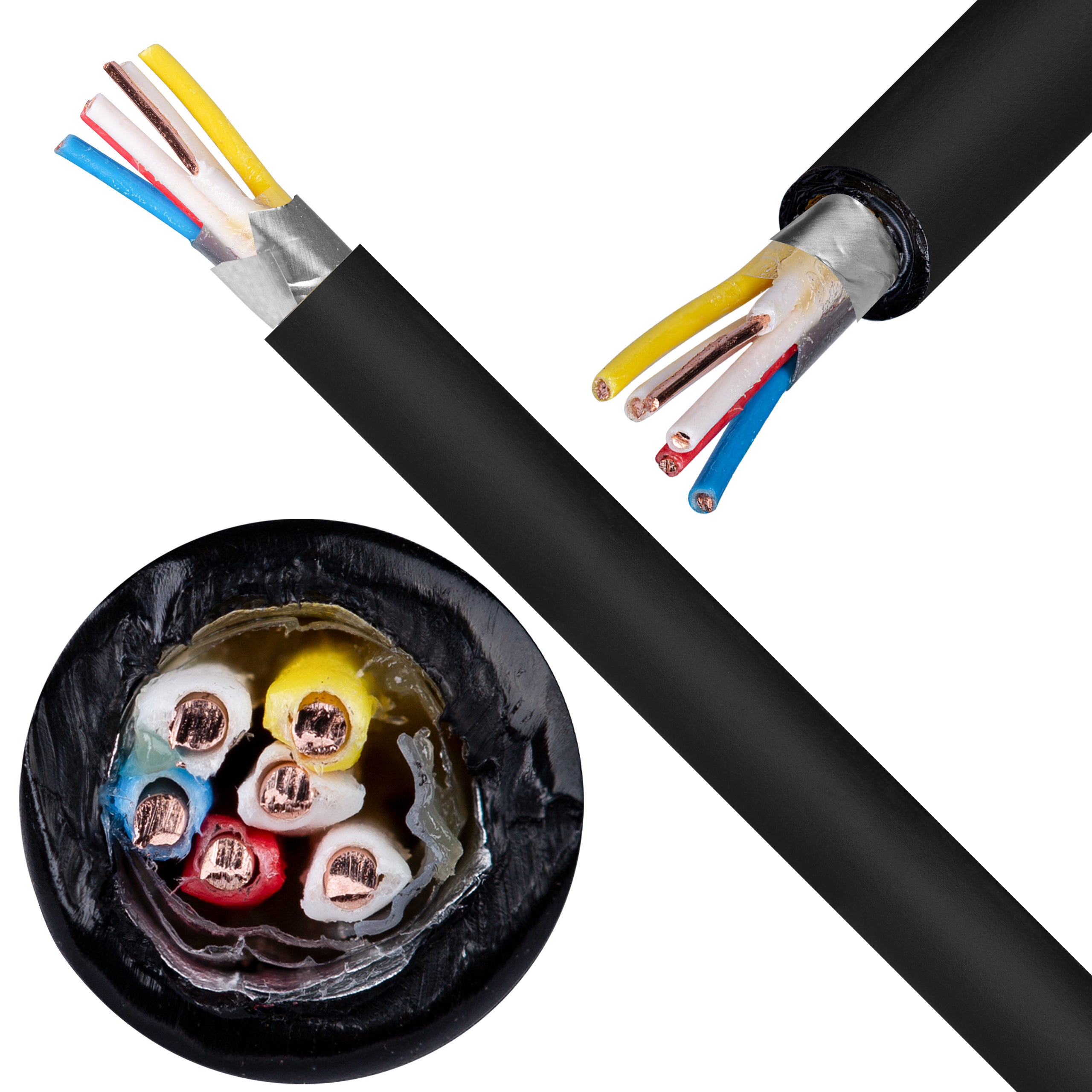 Kabel telekomunikacyjny miejscowy XzTKMXpw 3x2x0,5mm czarny parowany ziemny żelowany drut Bitner 500m