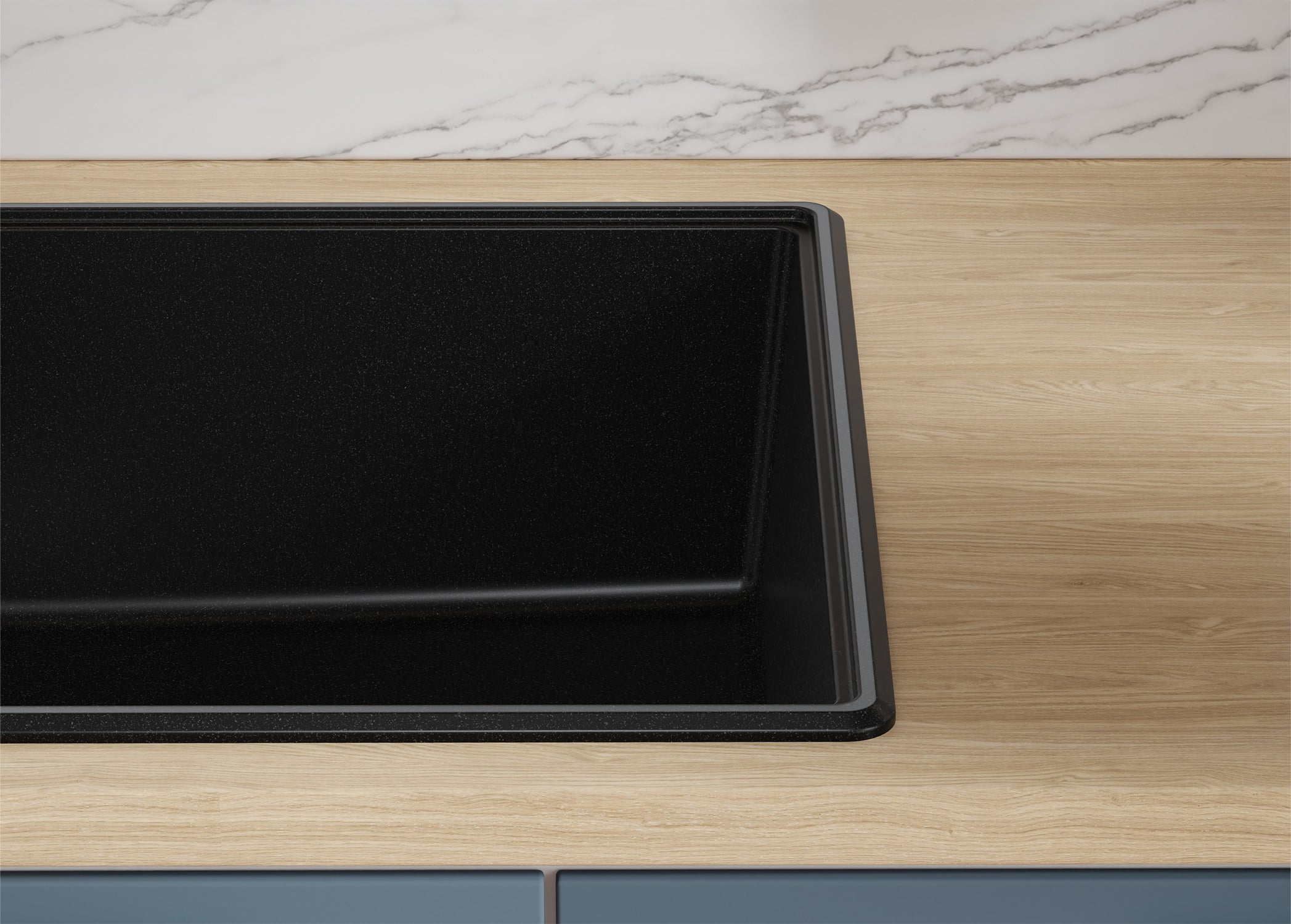Lava-louça de pousar Todo Preto 78x50cm, Pia de Cozinha 1 cuba + Kit de ...