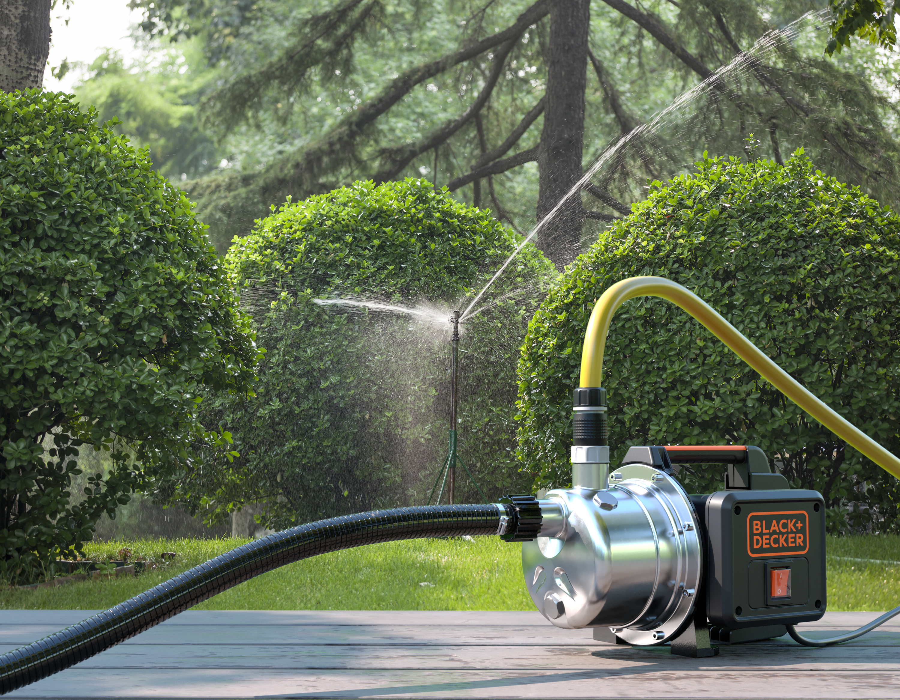 Pompa Autoadescante BLACK+DECKER 800W - Portata 3500 L/h, Prevalenza 38m