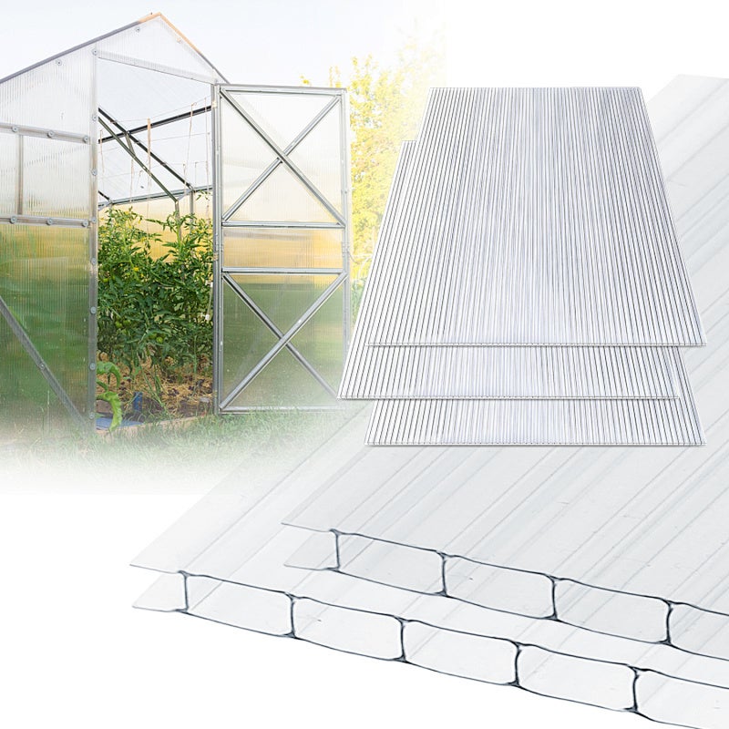 5x Plaques de Polycarbonate Creux 8mm 121x60,5cm découpe 3,66m² — free download