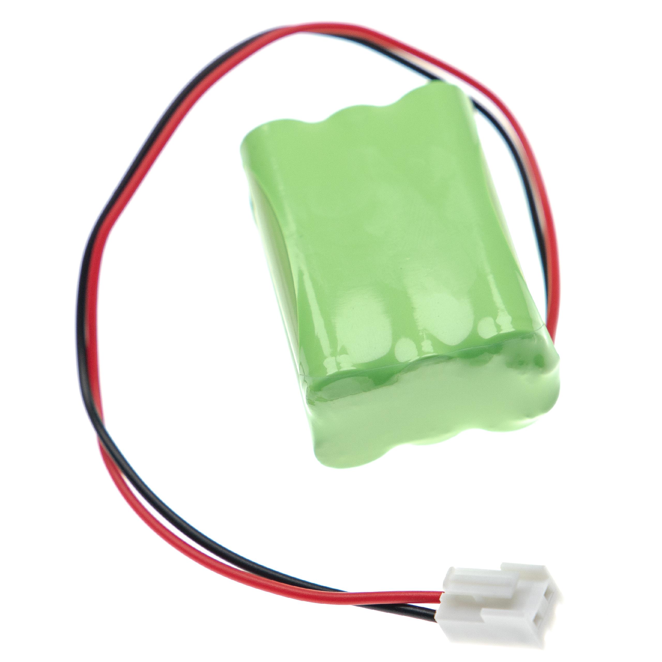 Vhbw 1x Batterie Compatible Avec Infinite Prime WES Siren Système D'alarme (700mAh, 7,2V, NiMH