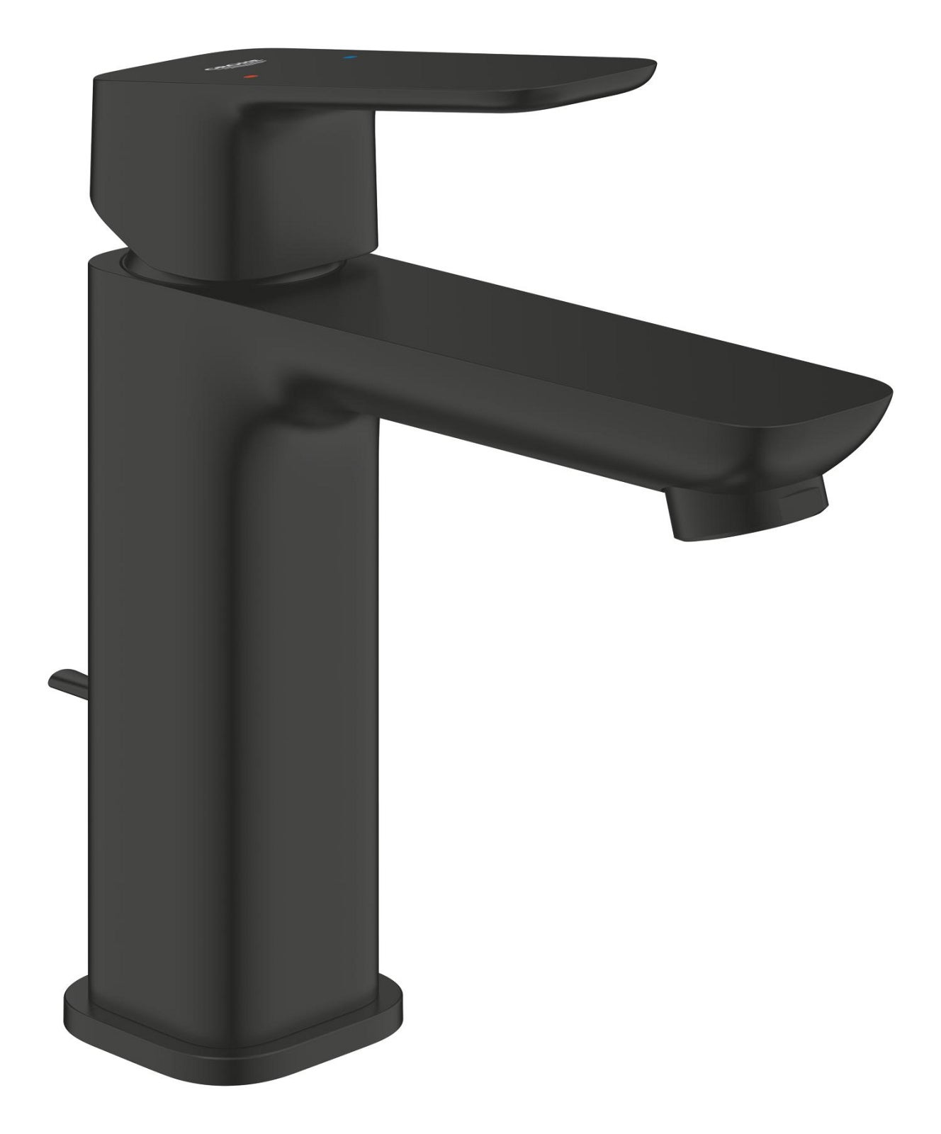 Baterie lavoar Grohe 1017512430, Cubeo, tip comanda monocomanda, marime m, tip instalare pe lavoar, pe blat, negru