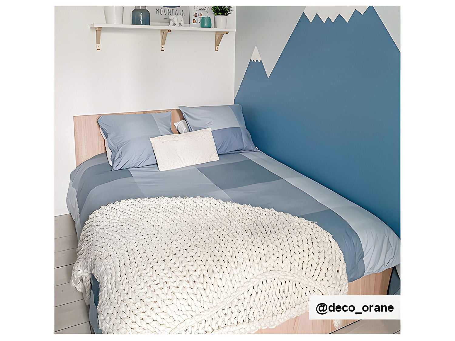 Lit coffre Wilda-160 x 200 cm-Bois Blanchi - 6
