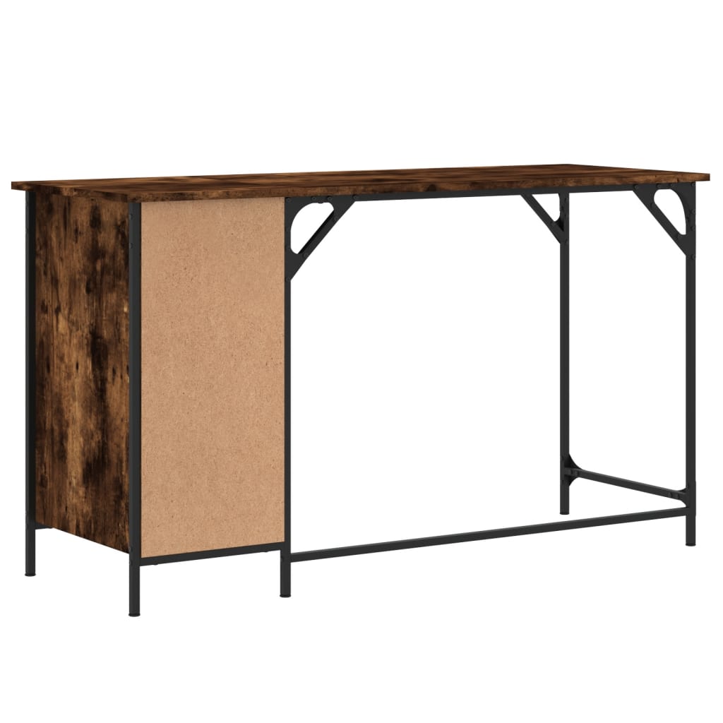 Bureau d'ordinateur，Table de travail，Table d'étude chêne fumé 131x48x75 cm bois d’ingénierie CWV75011 - 7