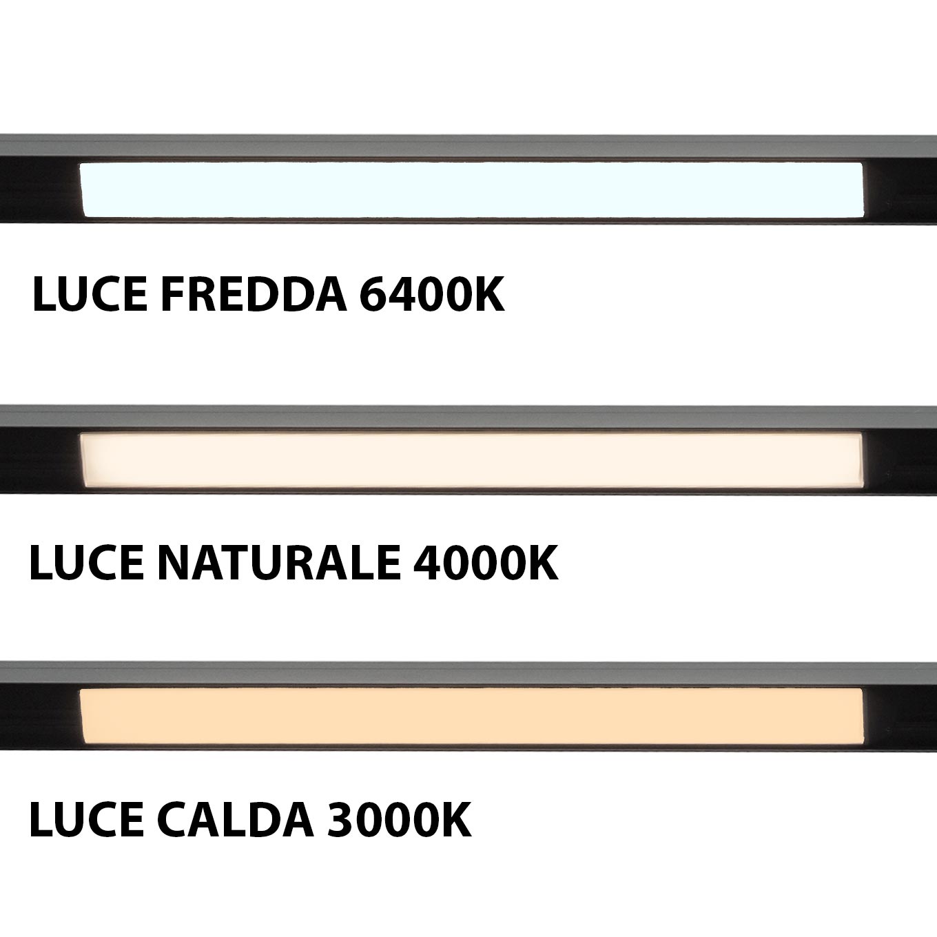 Spot sur rail magnétique mince barre de LED 10W piste 48V hôtel bureau magasin 30cm lumière réglable CCT 3000K 4000K 6400K - 5