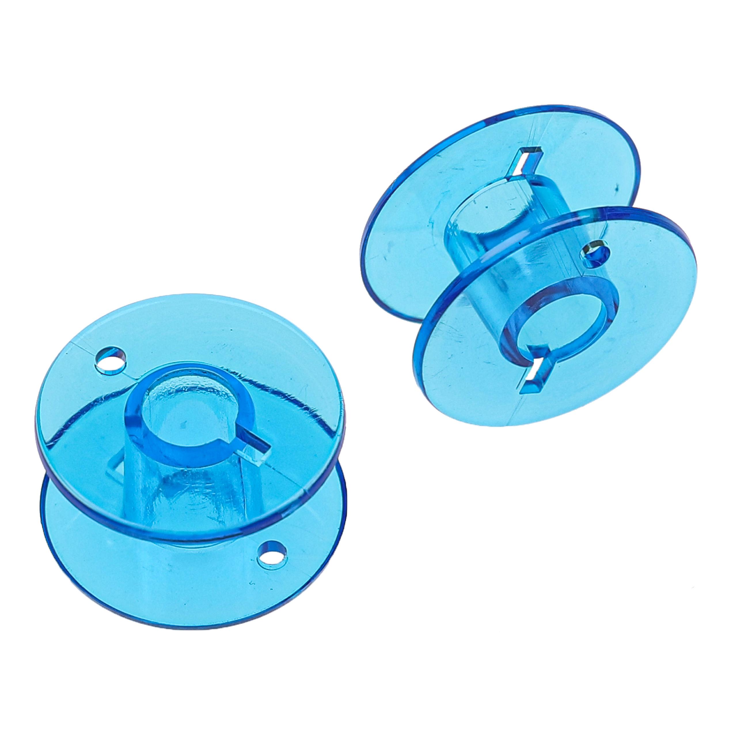 Bobine Per Macchina Da Cucire - 25 Pezzi, Plastica Trasparente, Ø6mm - Universali, Con Scatola Portabobine - Foto 3