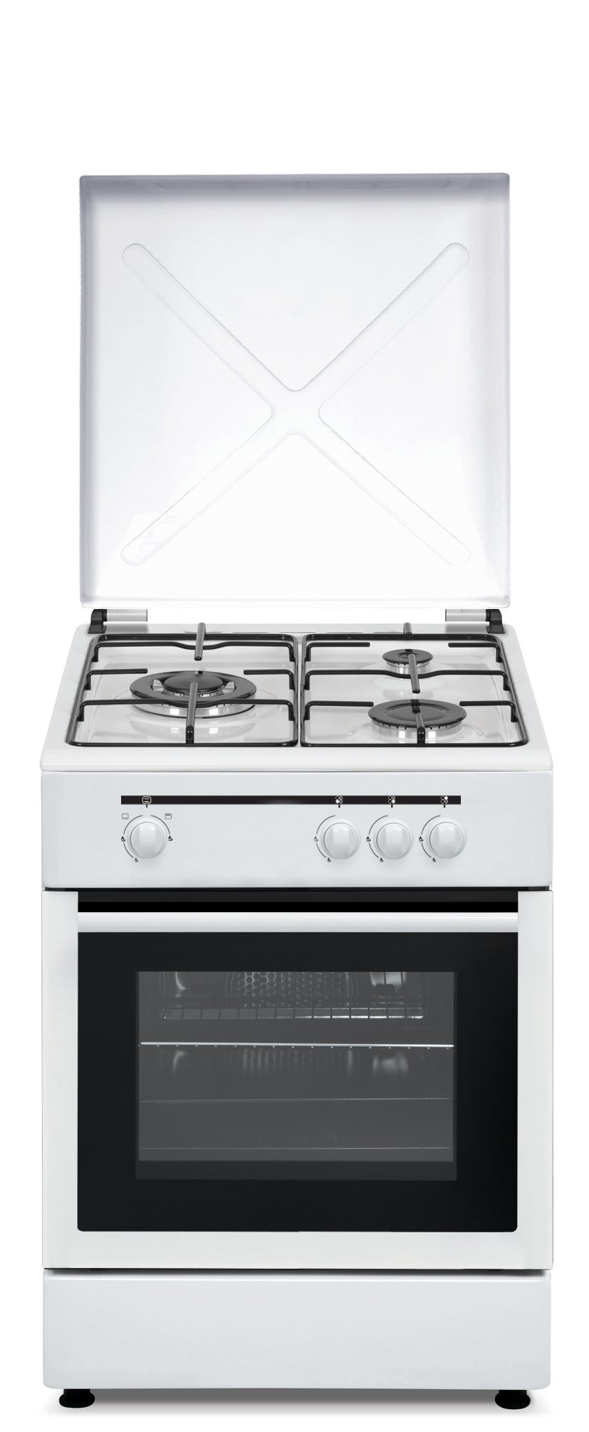 Vitrokitchen CB5530BB Cocina de Gas 3 Zonas Blanca - Imagen 3