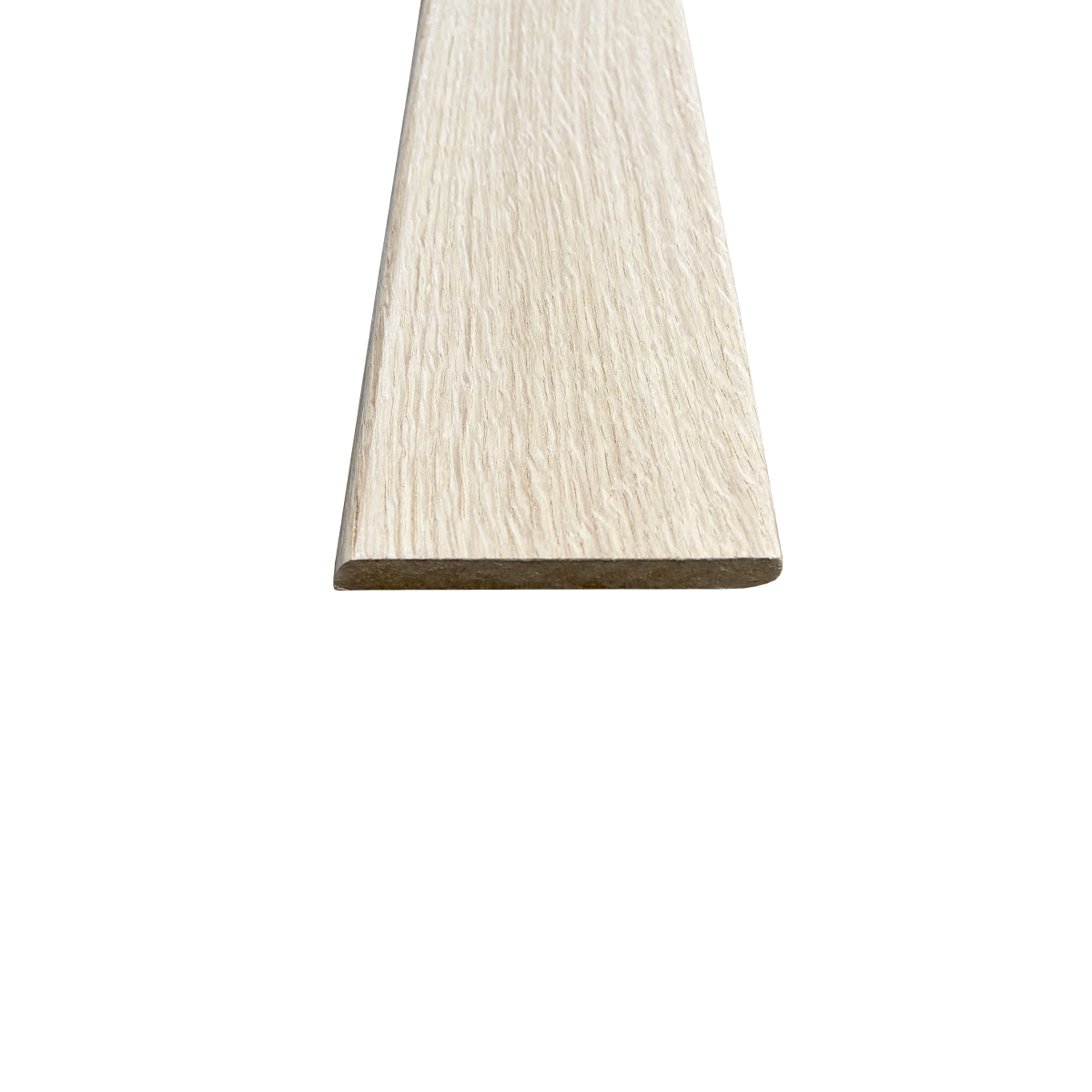 Lot de 10 Plinthes Plaquées Chêne MDF Arrondi, L.2,23 m x l.9,8 cm x Ep.9 mm - 6