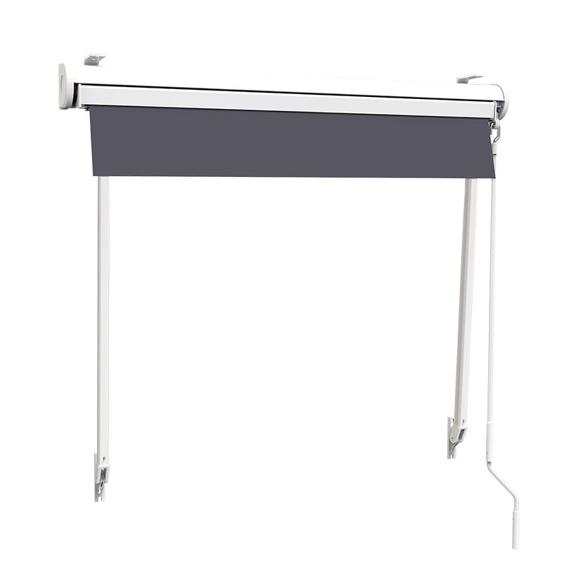 Store à projection avec coffre 100 x 70 cm de fenêtre - Gris anthracite - 5